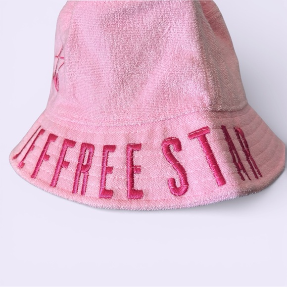 Jeffree Star Pink Fleece Embroidered Bucket Hat NWOT - Picture 7 of 7